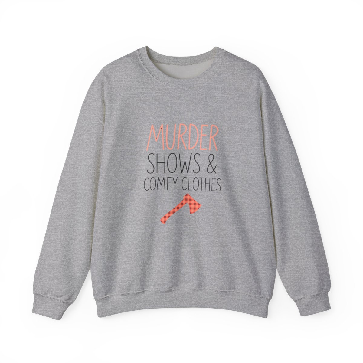Murder Shows & Comfy Clothes Cozy Sweatshirt - alternate angle 5, merchandise